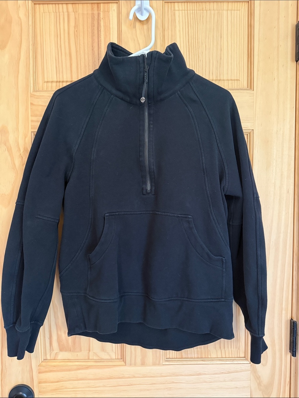 Lululemon scuba sweat pants and 1/4 zip full length